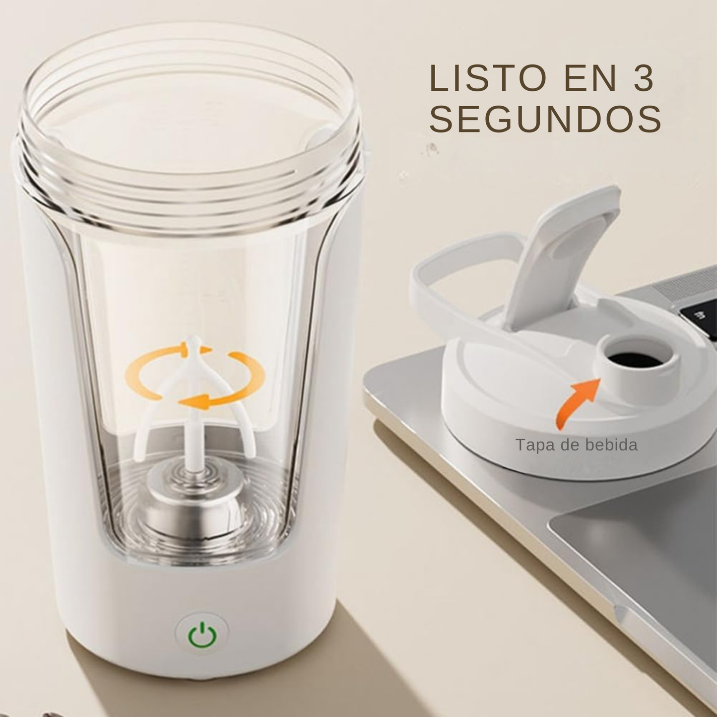 Taza Eléctrica Mezcladora